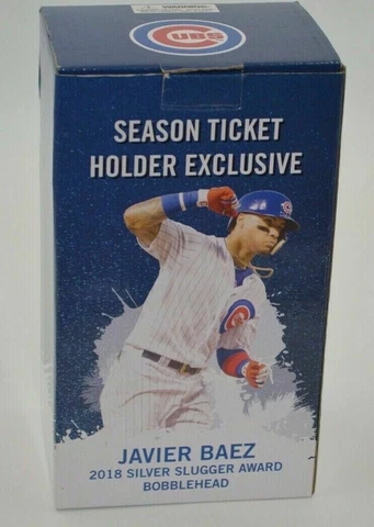 JAVIER BAEZ 2019 CHICAGO CUBS BOBBLEHEAD SEASON TICKET HOLDER SGA JAVY 2018 NEW Cover