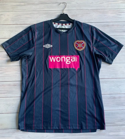 Heart Of Midlothian Hearts 2011 - 2012 Away football shirt jersey Umbro size M Cover
