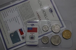 🧭 🇼🇸 SAMOA UNC MINT SET WITH COA B79 #24 - Picture 1 of 4