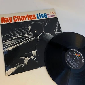 Ray Charles LIVE IN CONCERT Viinyl LP Record 1964 ABC-500 VG+ - Picture 1 of 3