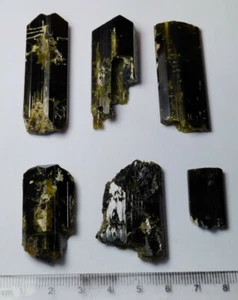 Chromium rich etched epidote surfaces well Terminated from bajawar mountains pak - Picture 1 of 12
