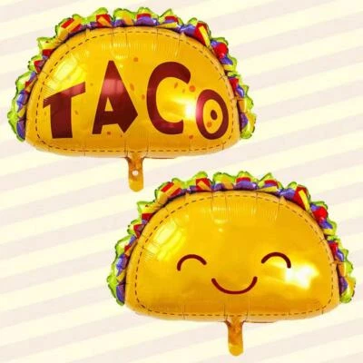 Taco Balloon Mexico Tropical Birthday Party Decoration Helium/Air Large ×1 — 第 1/4 张图片