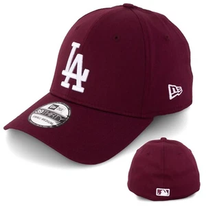 New Era Los Angeles Dodgers 39Thirty Fitted Cap maroon weiss 95244 - Bild 1 von 10