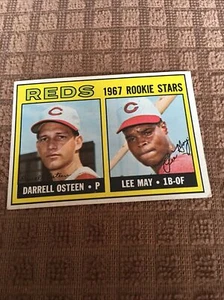 1967 Topps #222 Reds Rookie Stars Darrell Osteen Lee  May - Picture 1 of 6