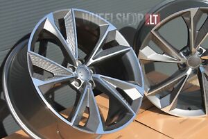 Audi RS7 style 5x112 R18 8j ET35 4x18 inch alloy wheels Grey polished Felgen NEW