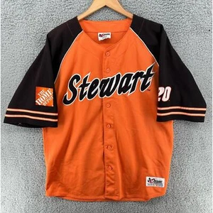 Chase Authentic’s NASCAR Tony Stewart Baseball Jersey Men’s Sz Large - Picture 1 of 3
