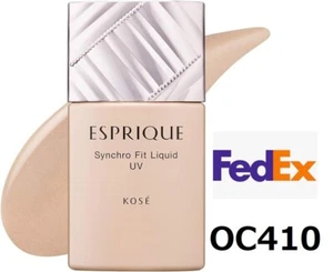 Base líquida KOSE ESPRIQUE Synchro Fit OC410 ocre UV SPF25/PA++ 30 g FedEx - Imagen 1 de 2