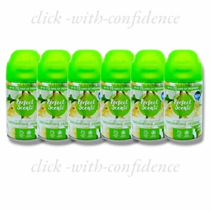 6 x Perfect Scents Enchanting Jasmine Air Freshener Refill 70 Days Of Freshness - Picture 1 of 1