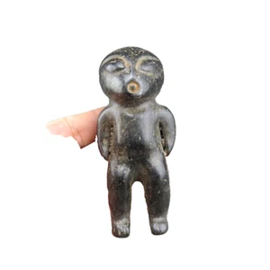 Jade antiguo chino, cultura Hongshan, imán negro, extraterrestres raros, colgante W658 - Imagen 1 de 5