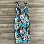 WOMENS LIPSY FLORAL SHIFT DRESS - SIZE 6 & 8 - MULTICOLOURED