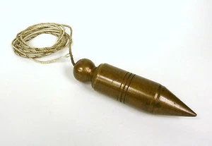 Großes Senklot ca. 1900 2-teilig - Bild 1 von 1