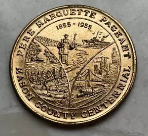 1955 Pere Marquette Pageant 25 Cents Trade Token bg - Picture 1 of 2