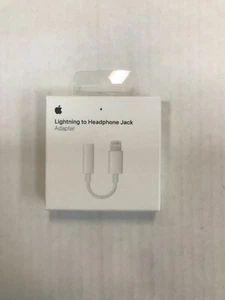 Adaptateur jack 3,5 mm Apple Lightning vers casque OEM - Blanc MMX62AM/A - Photo 1 sur 1