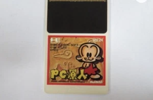 PC Genjin 1 PCE HUDSON NEC PC Engine Card Only Japan 1989 - Picture 1 of 3