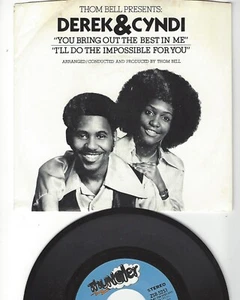 DEREK & CYNDI- "YOU BRING OUT THE BEST IN ME"- THUNDER 5251- W/PIC SLV- NM - Picture 1 of 2