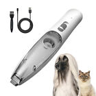 Dog Hair Trimmer with Vacuum Quite Dog Trimmer with LED Light USB Rechargeable