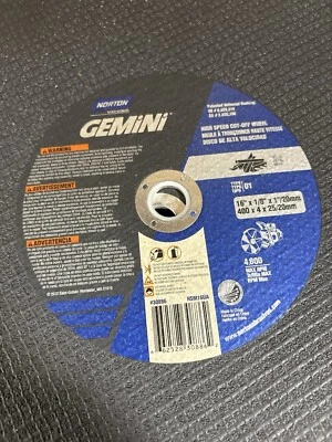 Norton Abrasives 66252830886 Cutoff Wheel,Gemini Metal,16"X.125"X20mm - Image 1 of 2