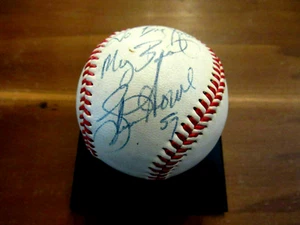 STEVE HOWE MY BEST 1996 WSC YANKEES A/S ROY SIGNIERT AUTO SPIEL GEBRAUCHT BASEBALL JSA - Bild 1 von 3