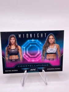 2024 UFC - Topps - Midnight - Constellations - CO-4 Mayra Bueno - Amanda Nunes - Picture 1 of 2