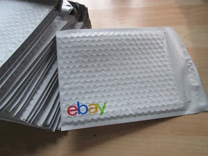 Lot of (20) Ebay Logo Padded Poly Bubble Mailers Envelopes 6.5" x 9.25" #H20EE - Picture 1 of 9