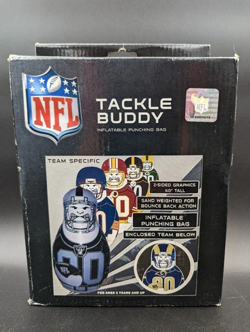 Fremont Die Tackle Buddy NFL Inflatable Punching Bag St Louis Rams NIB Cover