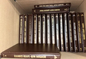 Louis L'Amour Collection Leatherette SACKETT’S Complete 18 Volume Set - Picture 1 of 8