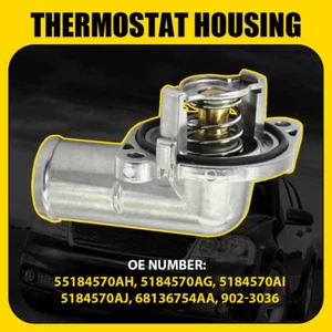 Engine Housing Thermostat For Assembly Cadillac 2010-2019 SRX 3.0L SRX 3.6L XTS - Picture 1 of 9