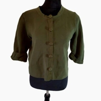 Evie Green Cardigan Womens Sweater Size Large VGUC - Image 1 of 4