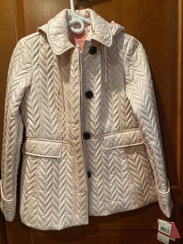 Cappotto Kate Spade con bottoni rosa chiaro XS colore blush *Nuovo con etichette*