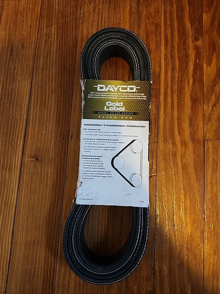 Correa de transmisión Dayco 5081217 para camioneta F250 F350 F450 F550 Ford F-250 Super Duty Foto 1 de 1