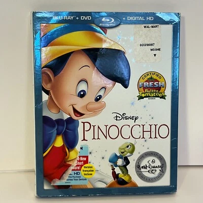 Disney Pinocchio Signature Collection Blu Ray & DVD 2 Disc Combo Movie - Image 1 of 4
