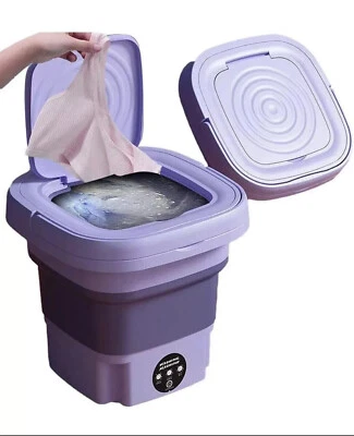 MINI LAVATRICE PIEGHEVOLE PORTATILE 8 LITRI LAVATRICE DA CAMPEGGIO CENTRIFUGA