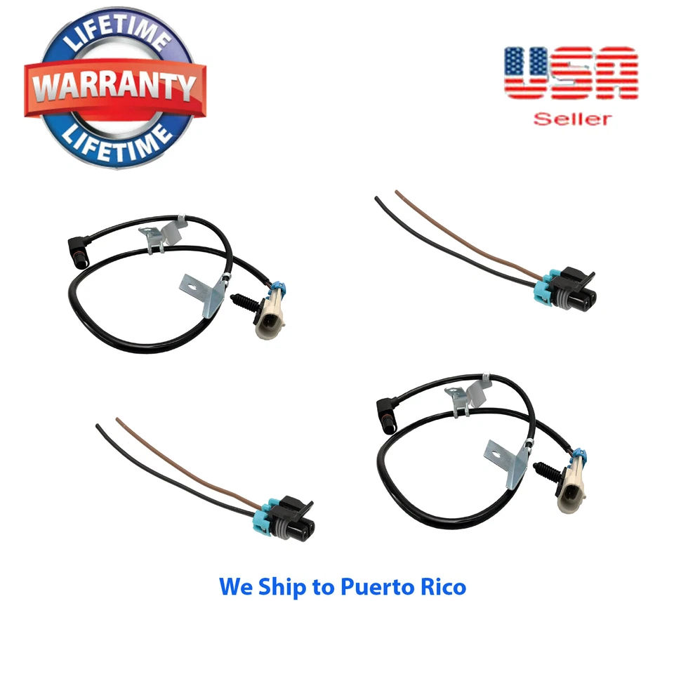 Sensor de velocidad ABS delantero izquierdo derecho para Chevrolet Silverado 1500 2500+ CONECTORES Foto 1 de 4