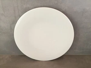 6 Speiseteller  27cm Porzellan weiß Made in Europe modernes Design zeitlos - Bild 1 von 3