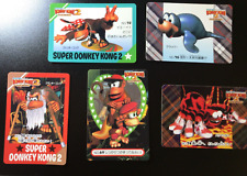 Dixie Diddy Super Donkey Kong 2 Card  1996 Bandai Nintendo set F/S