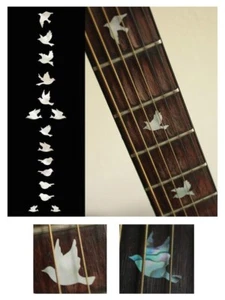 F-099DV-WT Inlay Stickers,Dove Fret Markers (WS) - Bild 1 von 10