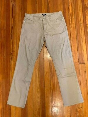 Alfani 男式裤子米色棉混纺尺寸 W34 L32 — 第 1/4 张图片