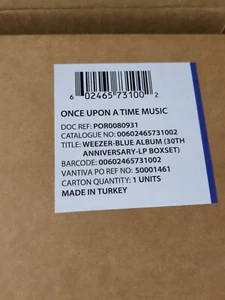 WEEZER WEEZER [BLUE ALBUM] [30TH ANNIVERSARY SUPER DELUXE EDITION 4 LP/10"/7"] N - Picture 1 of 2