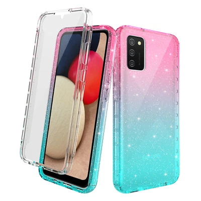 Funda de cuerpo completo degradada con protector de pantalla incorporado para Samsung Galaxy A72 5G Foto 1 de 4