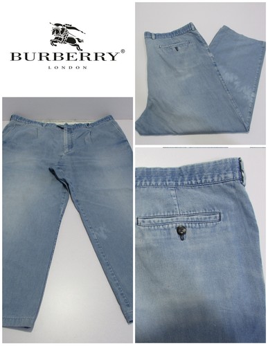 Burberry Pantalone Uomo Casual Relaxed Dritto W42 L27 Taglia XL SKU Y19010