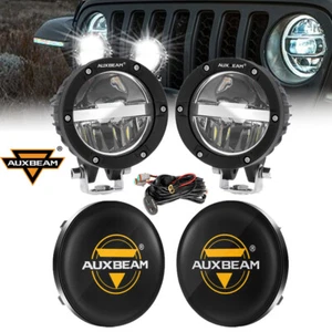 AUXBEAM 2pcs 4" 36W LED Work Light Pods Offroad Fog Lamp ATV SUV+Black Cover - Picture 1 of 12