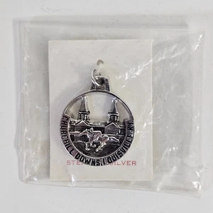 Vintage Sterling Silver Churchill Downs Louisville Kentucky Charm NEW - Picture 1 of 4
