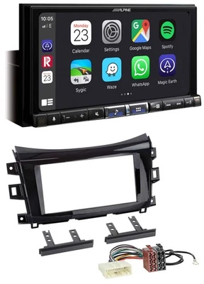 Alpine 2DIN DAB USB MP3 Bluetooth Autoradio für Nissan Navara (ab 16) - Bild 1 von 4