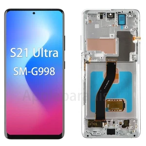 Display OLED LCD Touch Screen Ricambio per Samsung Galaxy S21 Ultra 5G Argento - Foto 1 di 7