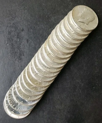 Lot of 20 1964 50c Kennedy Silver Half Dollars - Image 1 of 2