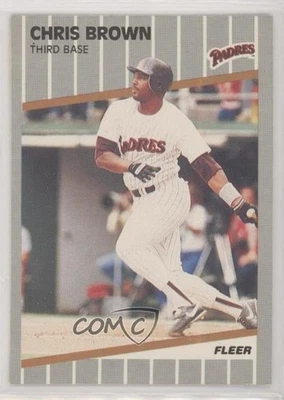 1989 Fleer Chris Brown #301 - Image 1 of 2