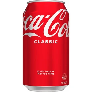 Coca - Cola Classic Soft Drink Can 375ml - Picture 1 of 1