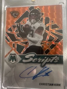 2022 Panini Mosaic Christian Kirk Orange Scripts Auto #S-CK Jaguars - Bild 1 von 2