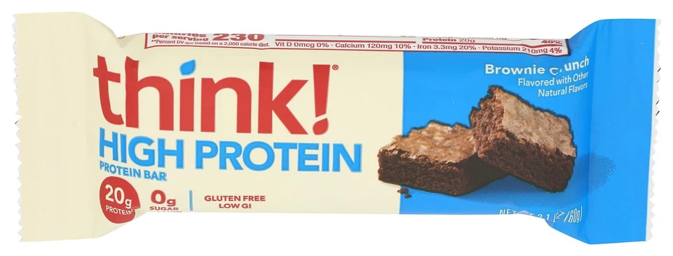 ThinkThin, barra de dieta Brownie, 2,1 OZ Foto 1 de 4