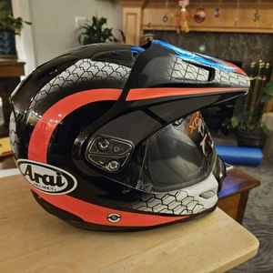 Arai XD-4 Malla ROJO SIN IMPUESTO SOBRE LAS VENTAS Opción Casco Moto HONDA XL - Imagen 1 de 3